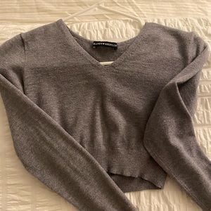Brandy melville cropped long sleeve